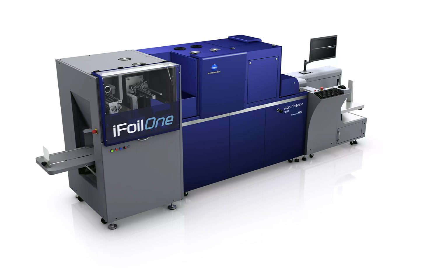 Konica Minolta AccurioShine 3600 iFoil digitális felületnemesítő gép formalakkozáshoz és metá fóliázáshoz